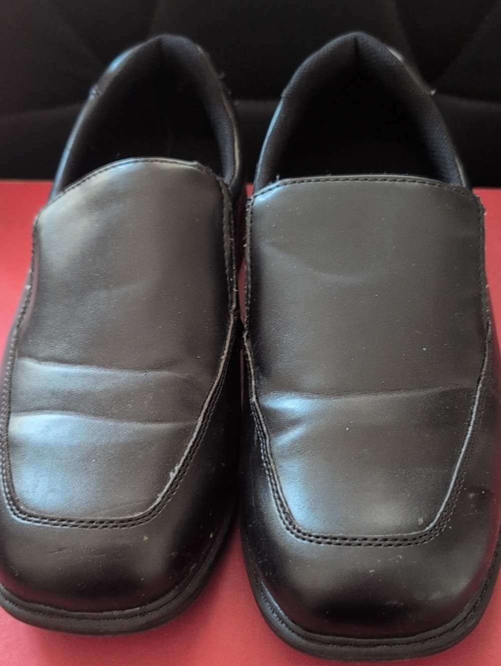 Route 66 Black Slip-On Loafers